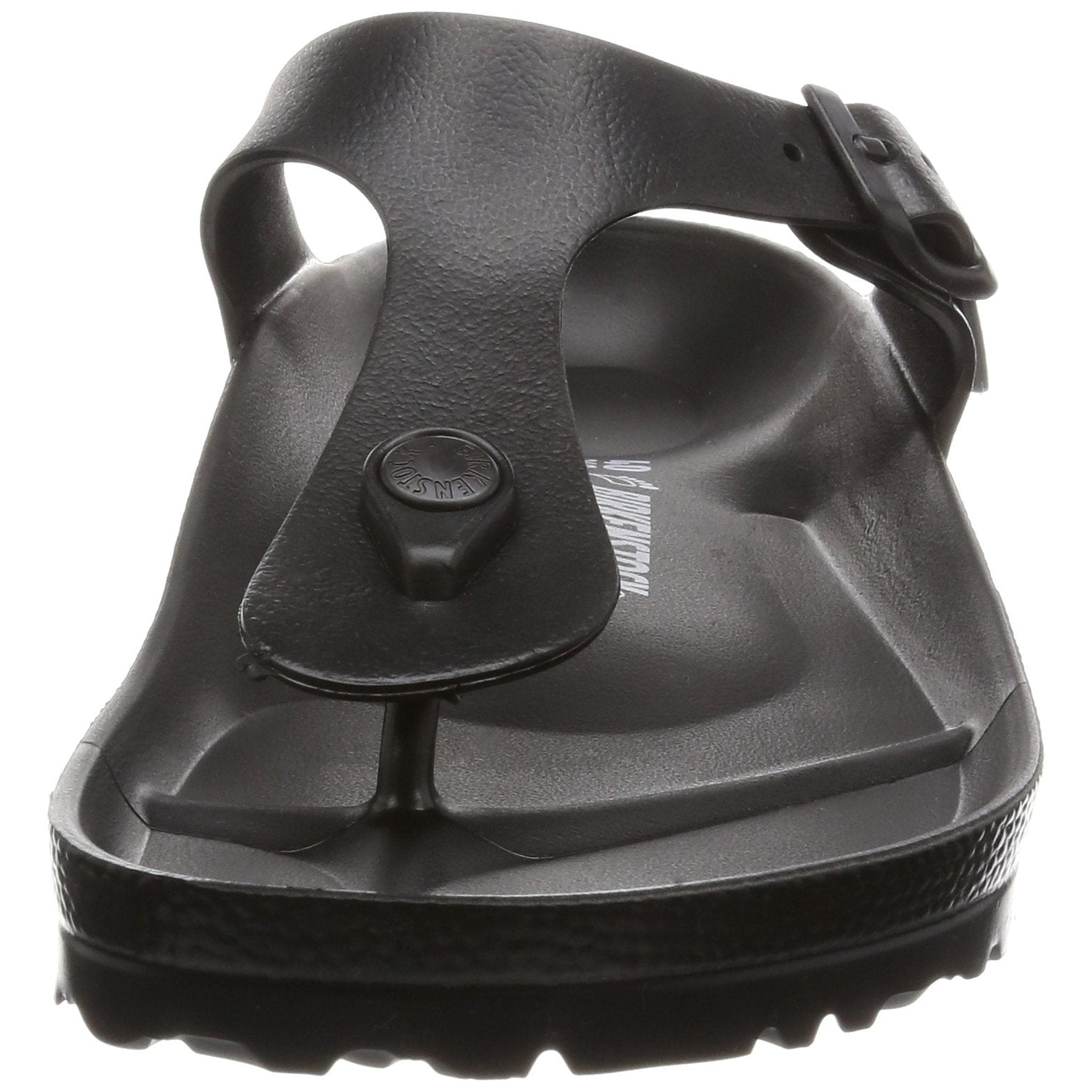 Birkenstock Essentials Unisex Gizeh EVA Sandals, 39 R EU, Black, 8-8.5 Women/6-6.5 Men Birkenstock