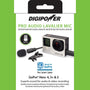 Re-Fuel Pro Audio Wired Lavalier Microphone for Smartphones, Cameras, GoPro, Camcorder with Mini-USB Adapter Black