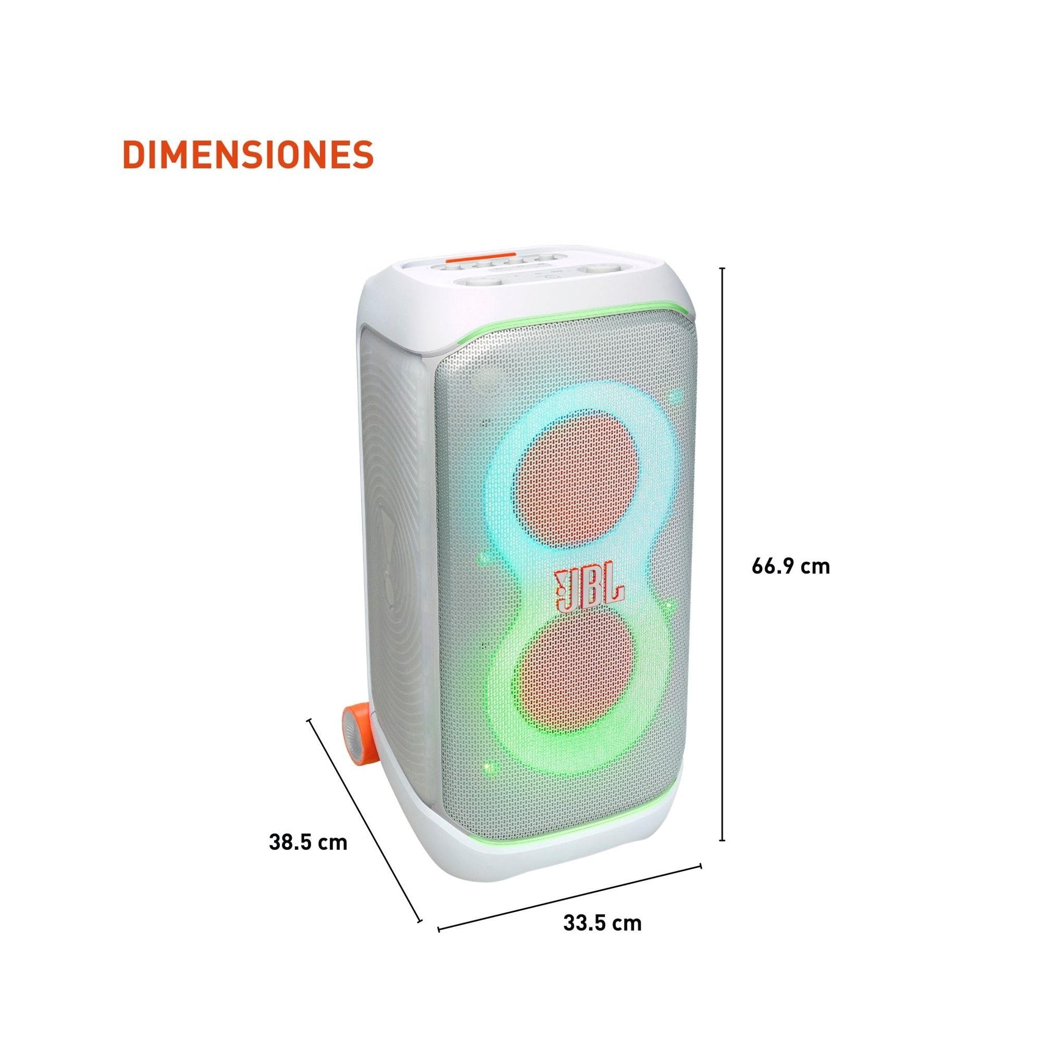 JBL PartyBox Stage 320 - Portable Party Speaker White