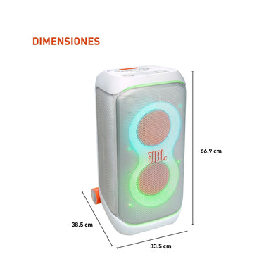 JBL PartyBox Stage 320 - Portable Party Speaker White