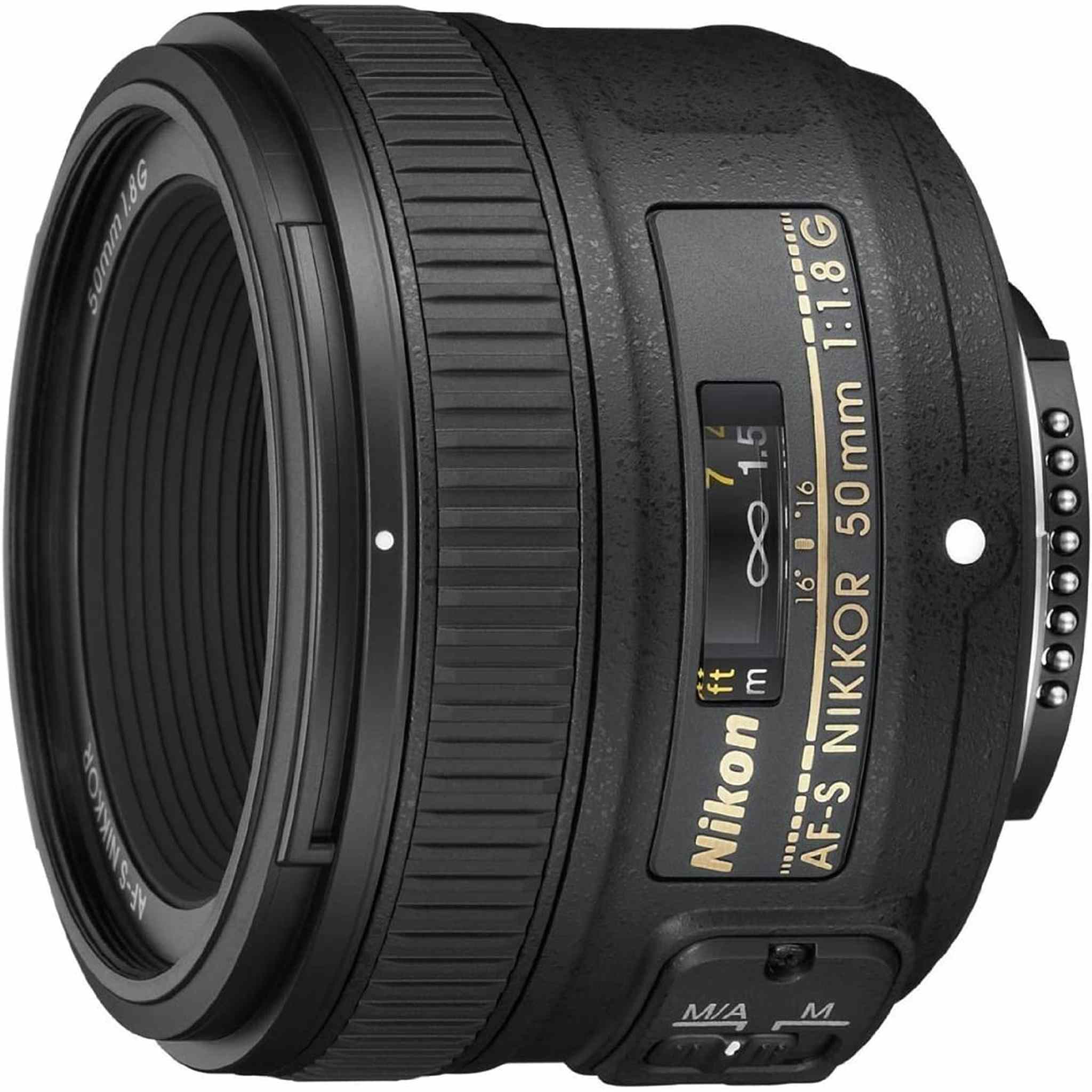 Nikon AF-S NIKKOR 50mm f/1.8G Prime Lens Bundle Kit - International Version