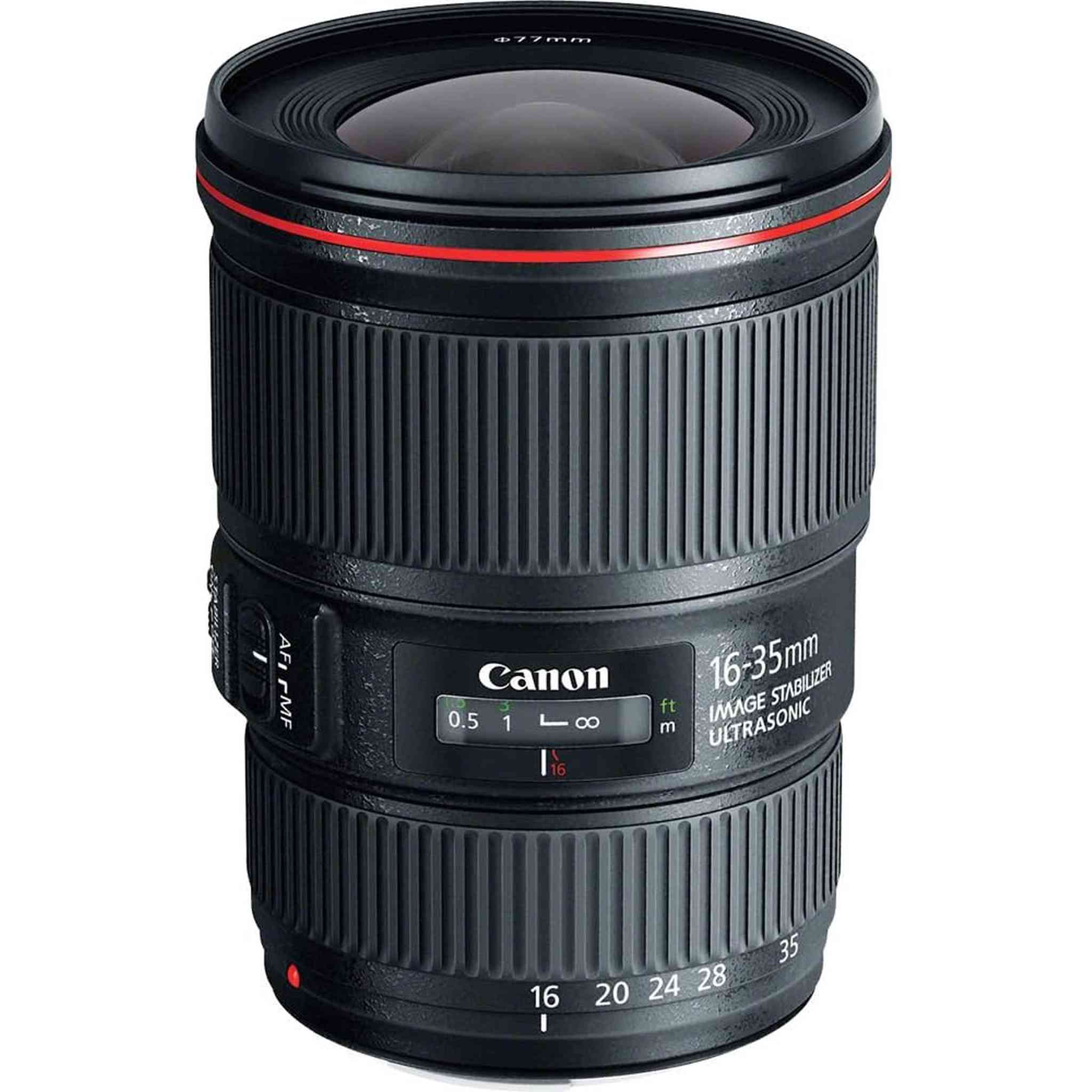 Canon EF 16-35mm f/4L IS USM Lens 9518B002 Essential Bundle Kit for Canon EOS - International Model No Warranty