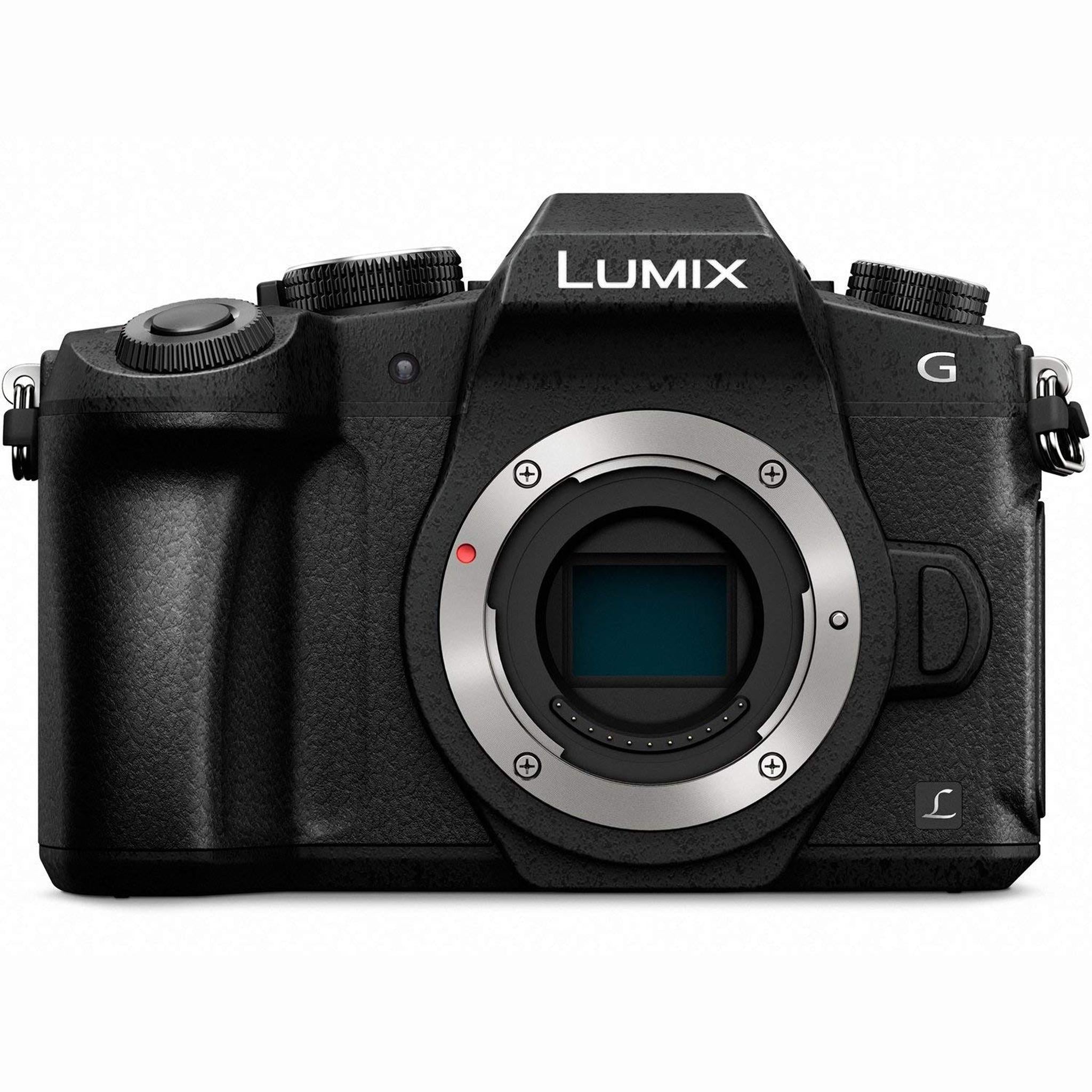 Panasonic Lumix DMC-G85 Mirrorless Micro Four Thirds Digital Camera Body Only Bundle with 32GB Memory Card + Replaceme