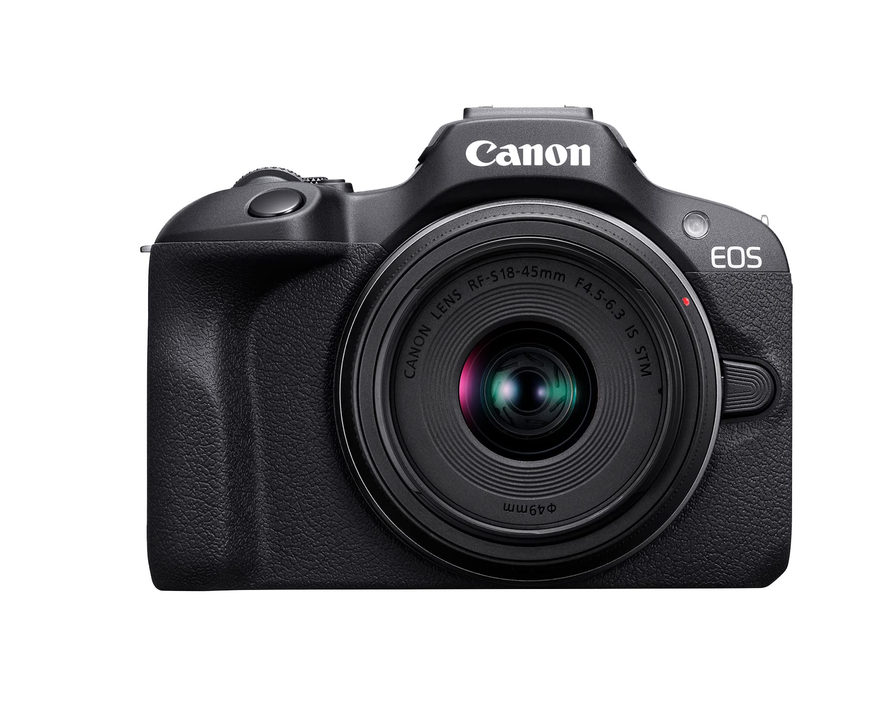 Canon EOS R100 RF-S18-45mm F4.5-6.3 is STM & RF-S55-210mm F5-7.1 is STM Lens Kit, Mirrorless Camera, RF Mount, 24.1 MP, Continuous Shooting, Full HD Video, 4K, Lightweight, Wi-Fi, Content Creation