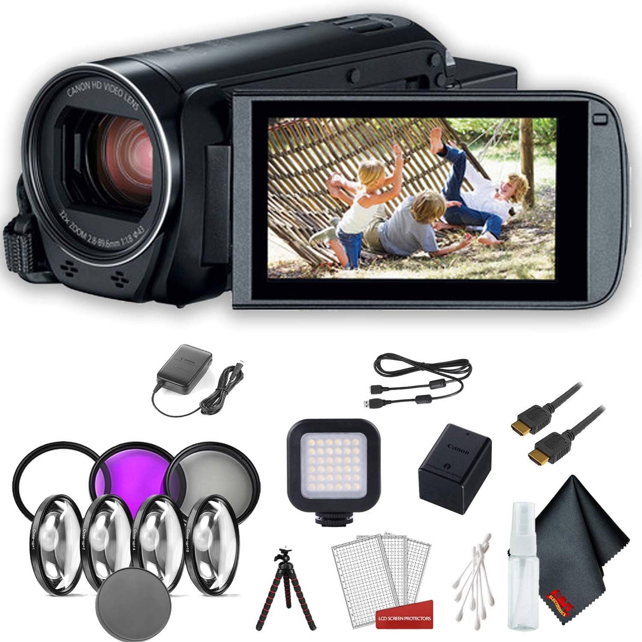 Canon VIXIA HF R800 Camcorder Black Standard Accessory Bundle Canon