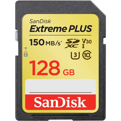 SanDisk Extreme Plus SDXC UHS-I Card, 128GB, SDSDXW5-128G-ANCIN