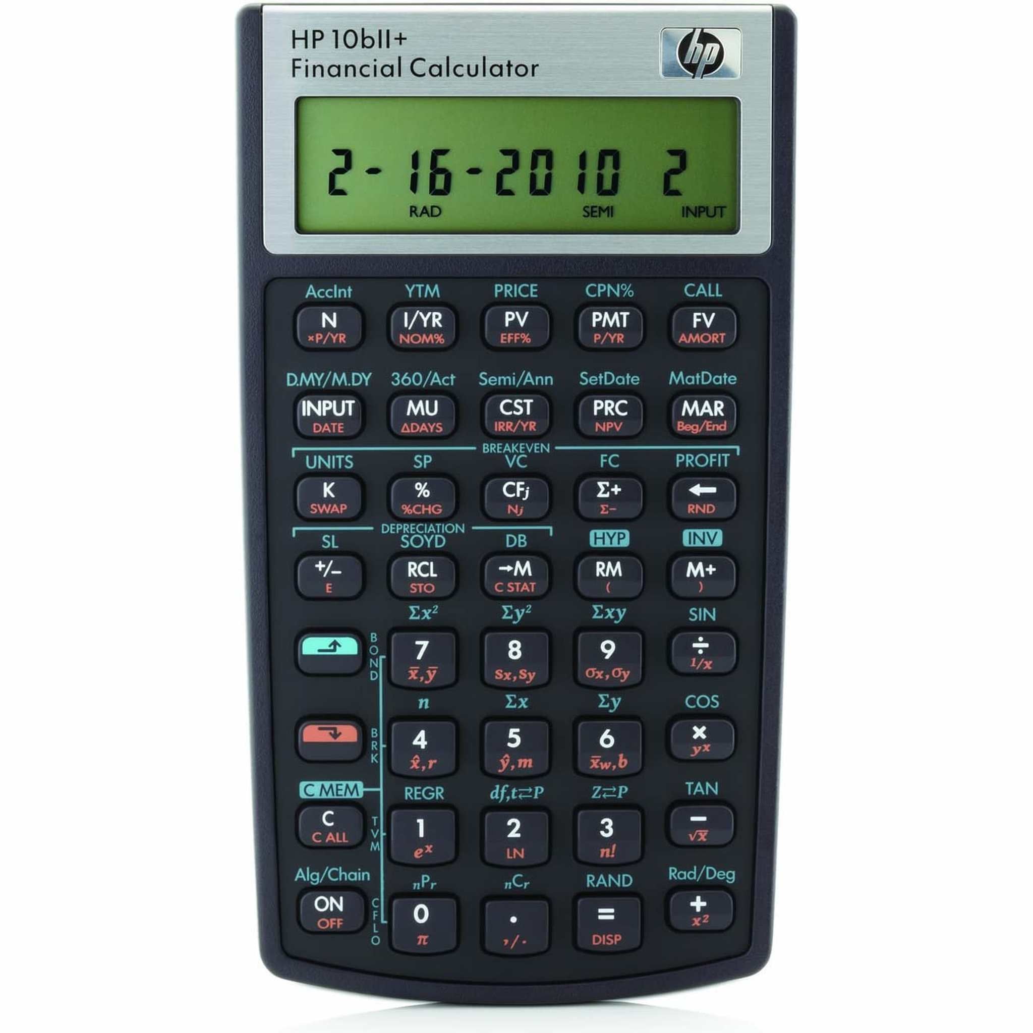 HP 10bII+ Financial Calculator NW239AA HP