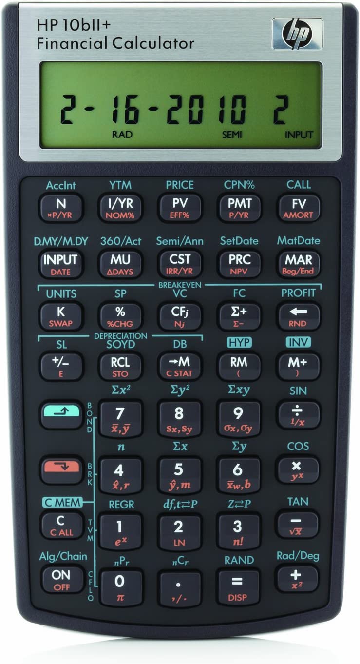 HP 10bII+ Financial Calculator (NW239AA)
