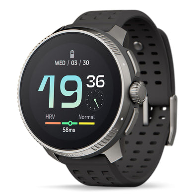 SUUNTO Race Sports Watch, GPS Tracker w/Clearer AMOLED Touchscreen, Dual-Band GNSS & Global Offline Map, 26-Day Standby, Supports 95+ Sports for Traning Insights & Recovery Metrics, Sapphire Lens,Ti