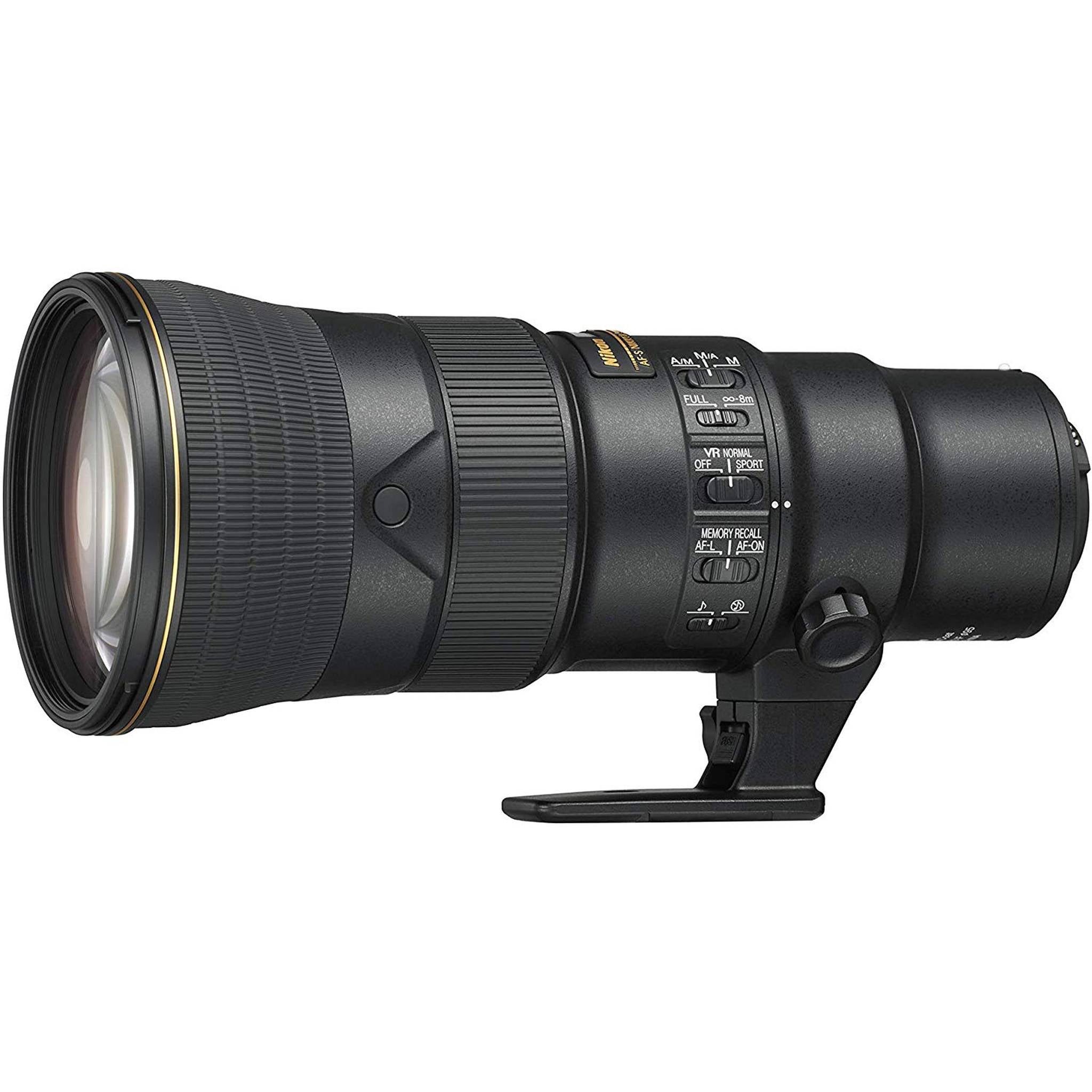 Nikon AF-S NIKKOR 500mm f/5.6E PF ED VR Telephoto Camera Lens - Black - Used Nikon