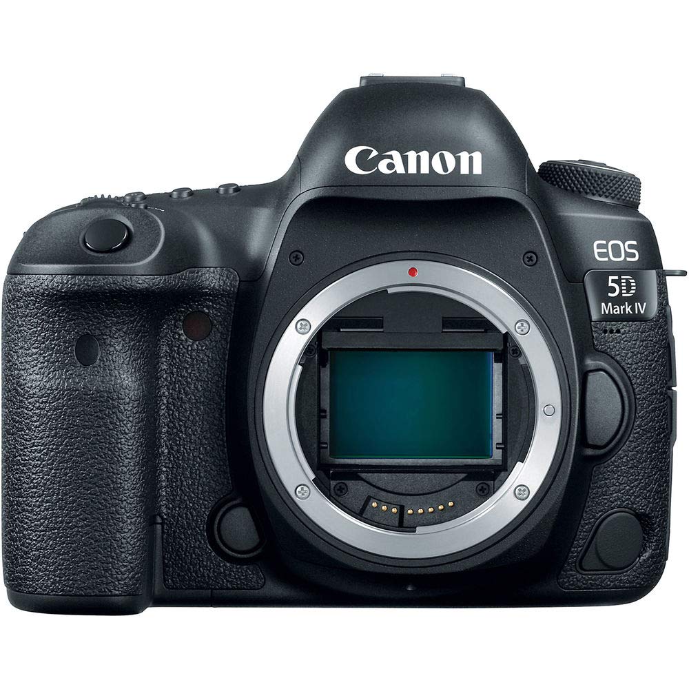 Canon EOS 5D Mark IV DSLR Camera with 50mm f/1.8 STM Lens + Wireless Remote + UV Protection Filter + Case + Wrist Strap Starter Bundle