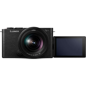 LUMIX S9 Full Frame Camera with 20-60mm F3.5-5.6 L Mount Lens, Compact Mirrorless Camera for Content Creators with Real Time LUT, Open Gate and Easy Sharing of Photos & Video - DC-S9KK BLACK Panasonic