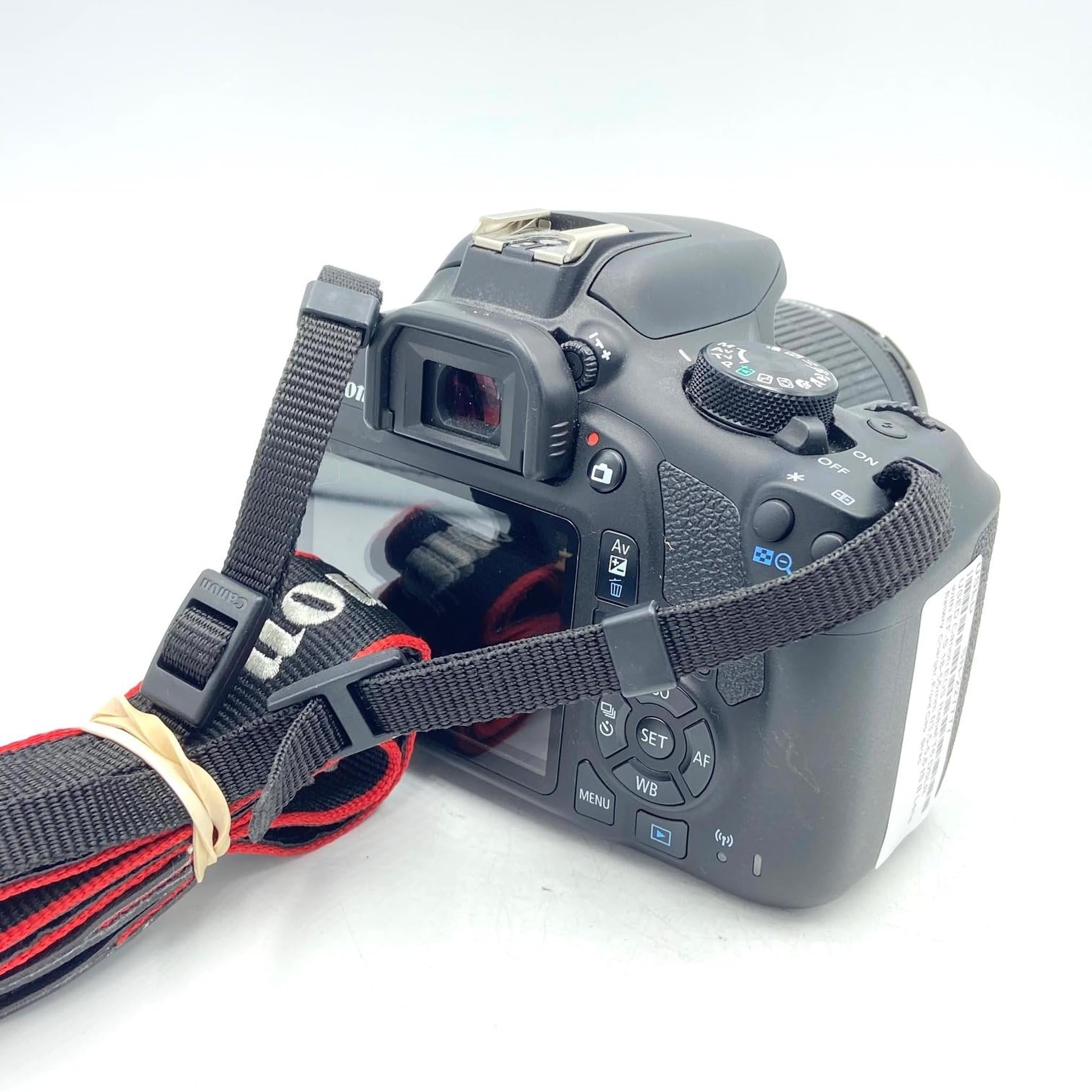 Canon EOS Rebel T6 Digital SLR Camera Kit with EF-S 18-55mm f/3.5-5.6 is II Lens Black