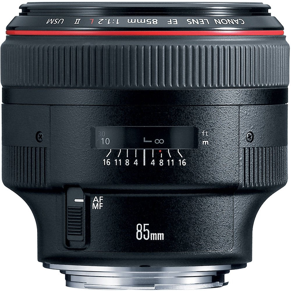 Canon EF 85MM F/1.2 L USM II Camera Lens (Intl Model) + 3 Pcs Filter Kit + Cleaning Kit