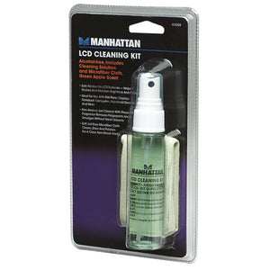MANHATTAN 404204 LCD Cleaning Kit, Green Apple Scent