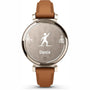Garmin Lily 2, Small and Stylish Smartwatch, Hidden Display, Patterned Lens, Up to 5 Days Battery Life, Tan
