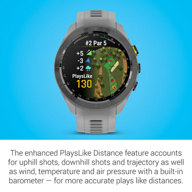 Garmin Approach S70, 42mm, Premium GPS Golf Watch, Powder Gray