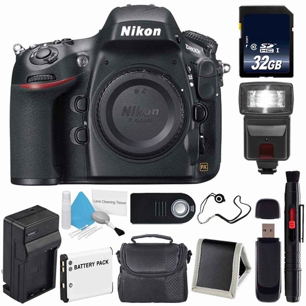 Nikon D800E Digital Camera Body Only International Model + 32GB Memory Card