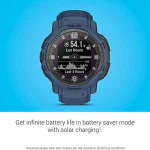 Garmin Instinct Crossover Solar Smartwatch with Standard Accessories Garmin