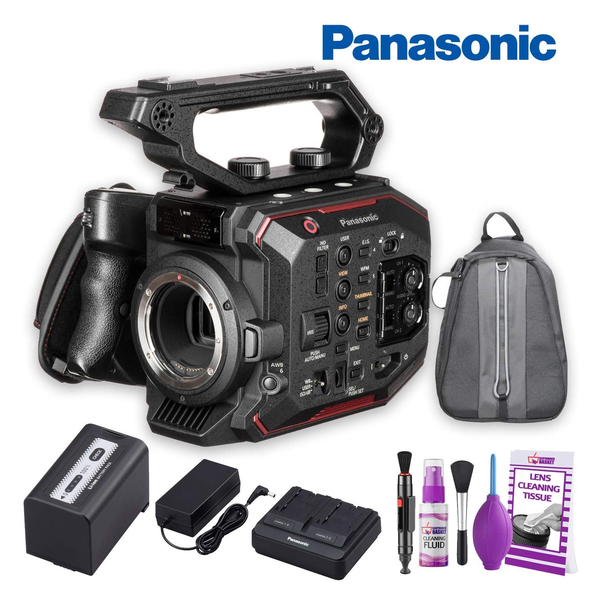 Panasonic AU-EVA1 Compact 5.7K Super 35mm Cinema Camera Basic Bundle