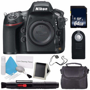 Nikon D800E Digital Camera Body Only International Model + Carrying Case + Lens Pen Cleaner + Lens Cap Keeper + 64GB Memory Card