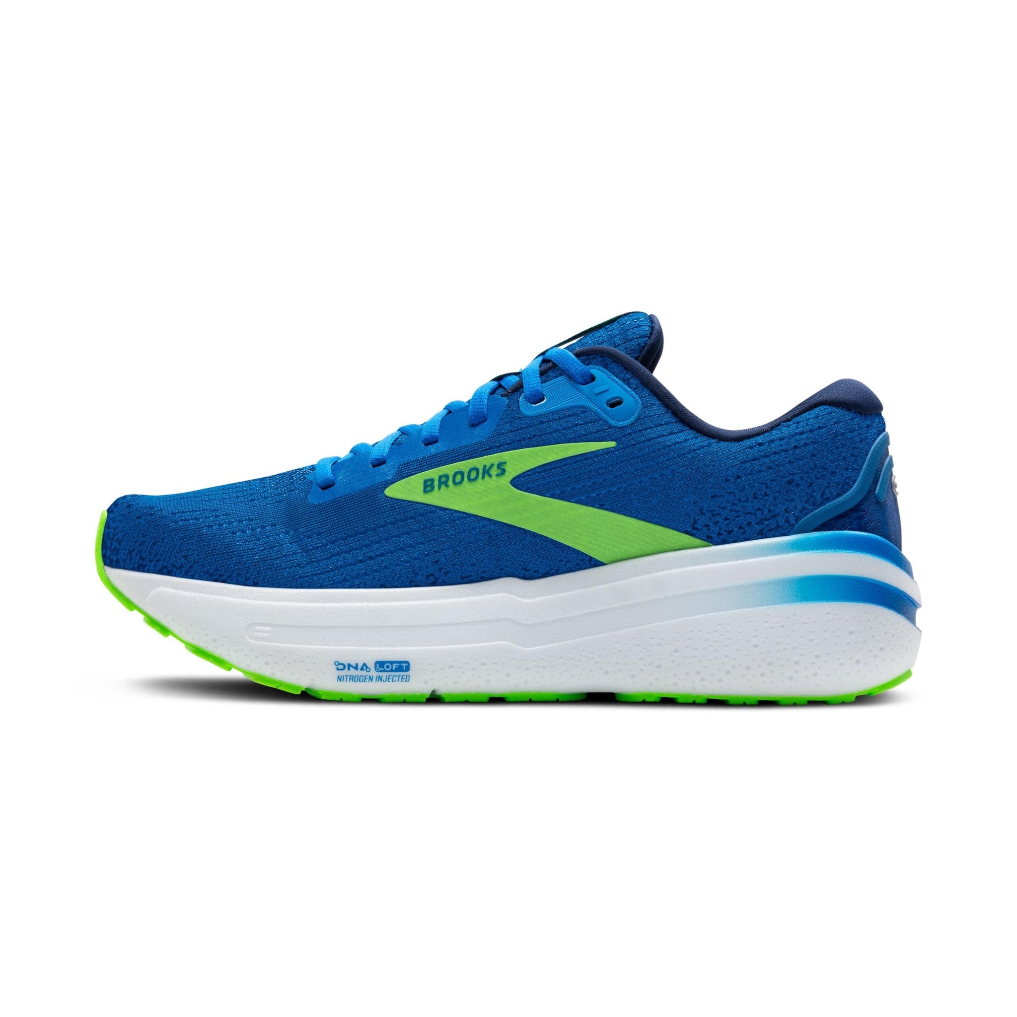 Brooks Men’s Ghost Max 2 Neutral Running & Walking Shoe - Dutch Blue/Green Gecko/Peacoat - 9 Medium