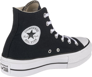 Converse CTAS Lift HI Sneaker, Black/White/White, 6 M US