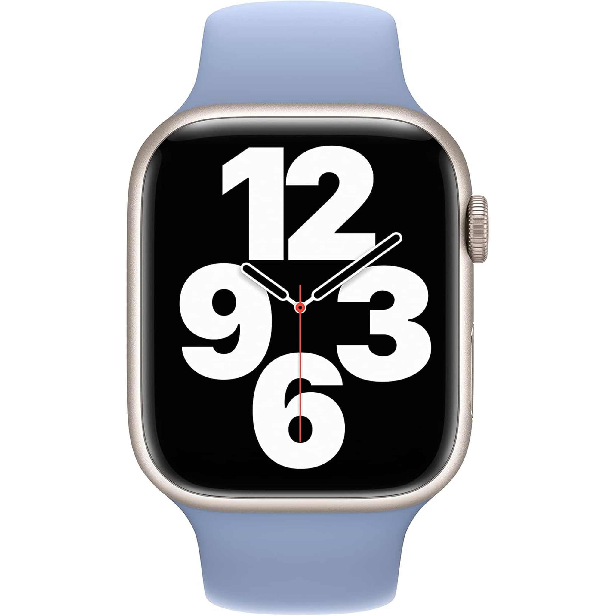 Apple Watch Band - Sport Band 45mm - Blue Fog - Regular Apple