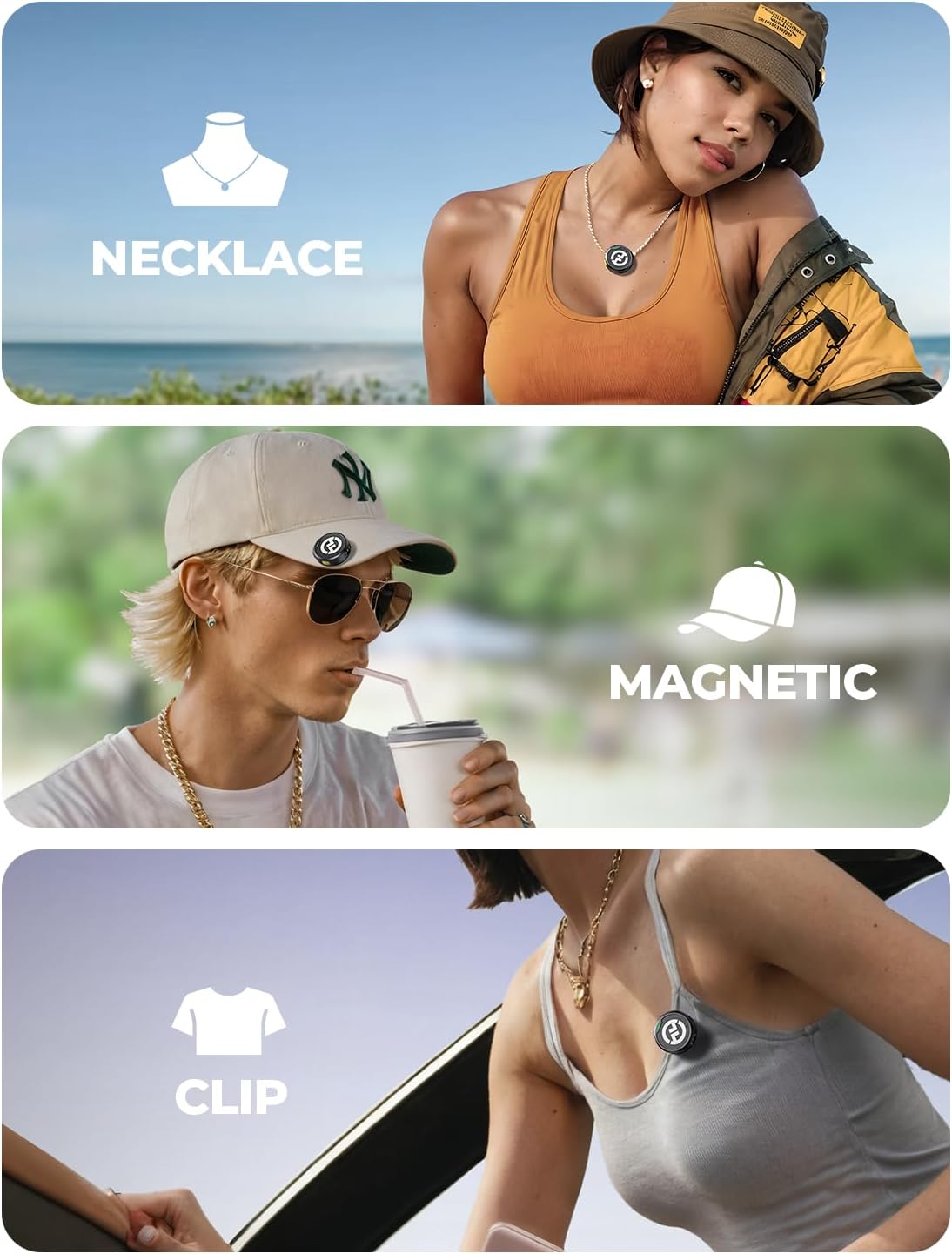 Hollyland Lark M2 Wireless Lavalier Microphone for iPhone/Android/Camera/PC/Laptop with Lightning/USB-C/Plug, 48KHz 24Bit, 1000ft Range, Noise Cancellation, 30H Battery for Video Recording, Streaming