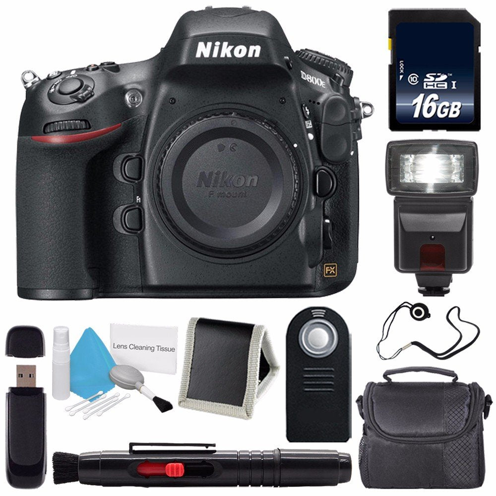 Nikon D800E Digital Camera Body Only International Model + 16GB Memory Card