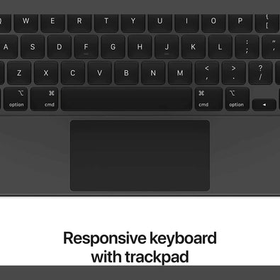 Apple Magic Keyboard for iPad Pro 11-inch 3rd, 2nd and 1st Generation and iPad Air 5th and 4th Generation - US English - Black