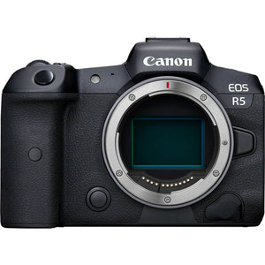 Canon EOS R5 Mirrorless Camera Body Only , Full-Frame Hybrid Camera, 8K Video, 45 Megapixel CMOS Sensor, DIGIC X Image Processor, Up to 12 FPS, RF Mount, Black