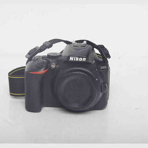 Nikon D5600 24.2MP DX-Format DSLR Digital Camera 1575 Body Only - Black - Used Nikon