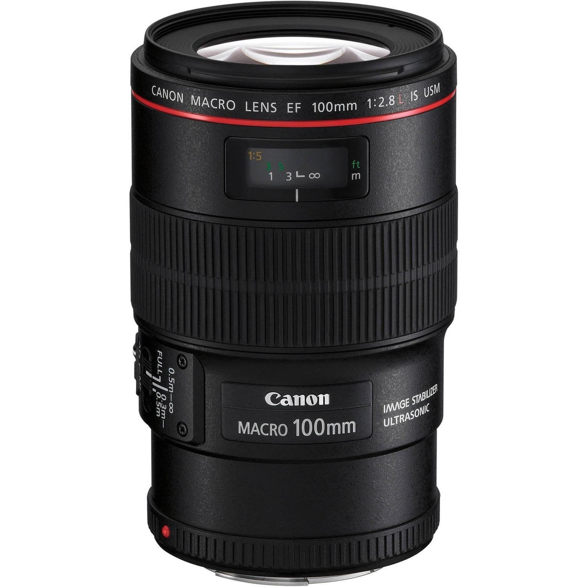 Canon EF 100mm f/2.8L Macro is USM Lens International Version Professional Accessory Combo - Used Canon