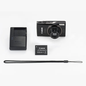 Canon PowerShot ELPH 360 HS Digital Camera + 64GB SD Memory Card Black - Reconditioned Canon