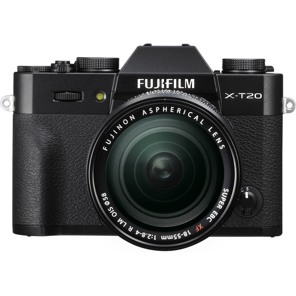 FUJIFILM X-T20 Mirrorless Digital Camera with 18-55mm Lens (Black) 16542751 - Standard Bundle