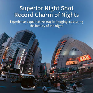 KanDao QooCam 3 360 Action Camera, 5.7K 62MP 360 Sports Camera, Dual 1/1.55" Sensors Larger Aperture Camera, 60fps Flawless Video Camera, Outdoor Stabilization Waterproof Night Shot, Motorcycle Combo