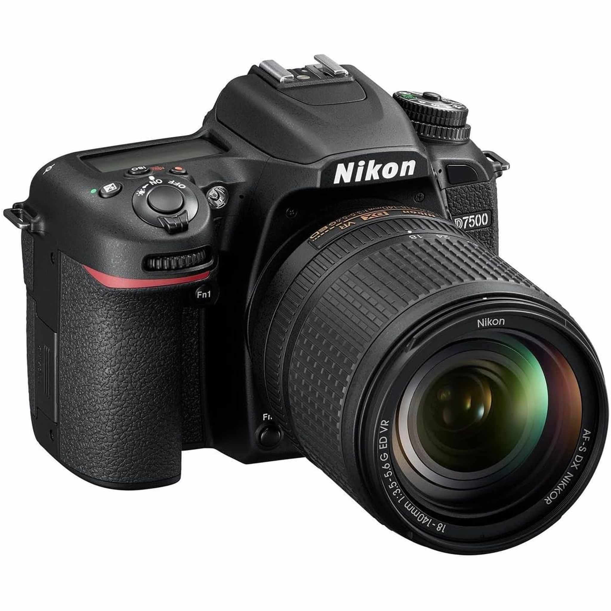 Nikon D7500 20.9MP DSLR Camera with AF-S DX NIKKOR 18-140mm f/3.5-5.6G ED VR Lens, Black - Used Nikon
