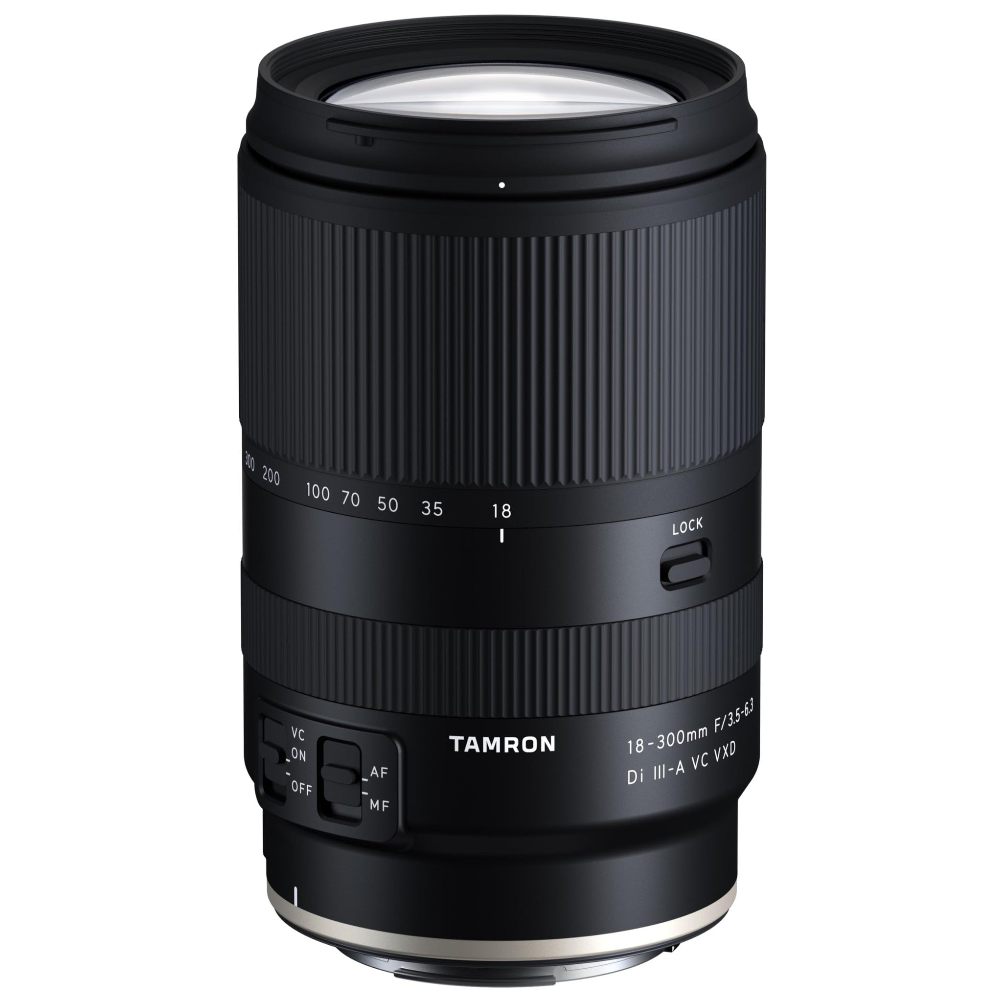 Tamron 18-300mm F/3.5-6.3 Di III-A VC VXD Zoom Lens - All-in-One Versatile Range - Vibration Compensation System - Canon R APS-C Mirrorless - Black - Travel, Wildlife, Sports, Portrait Photography