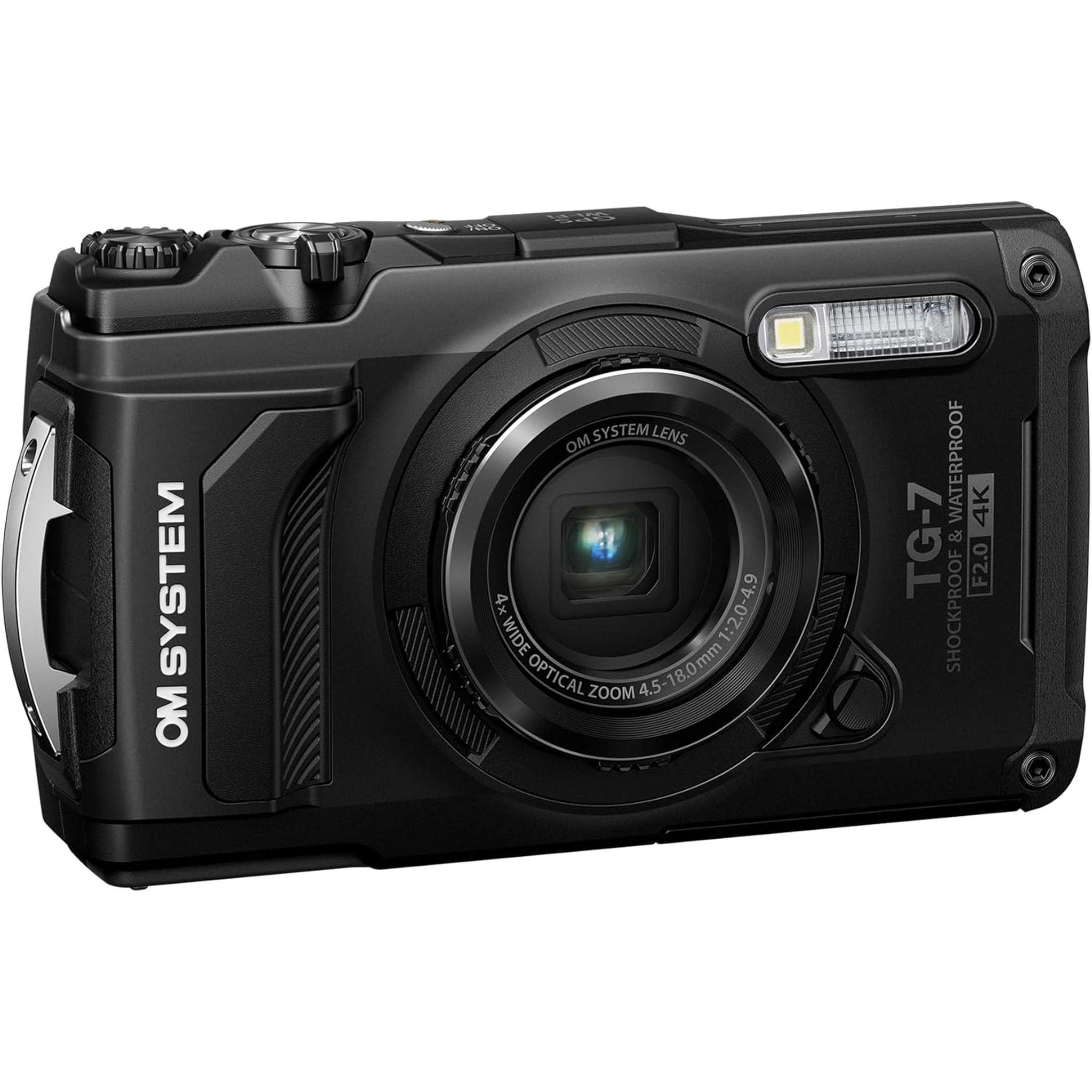 OM System Tough TG-7 Underwater Camera Black - Reconditioned Olympus