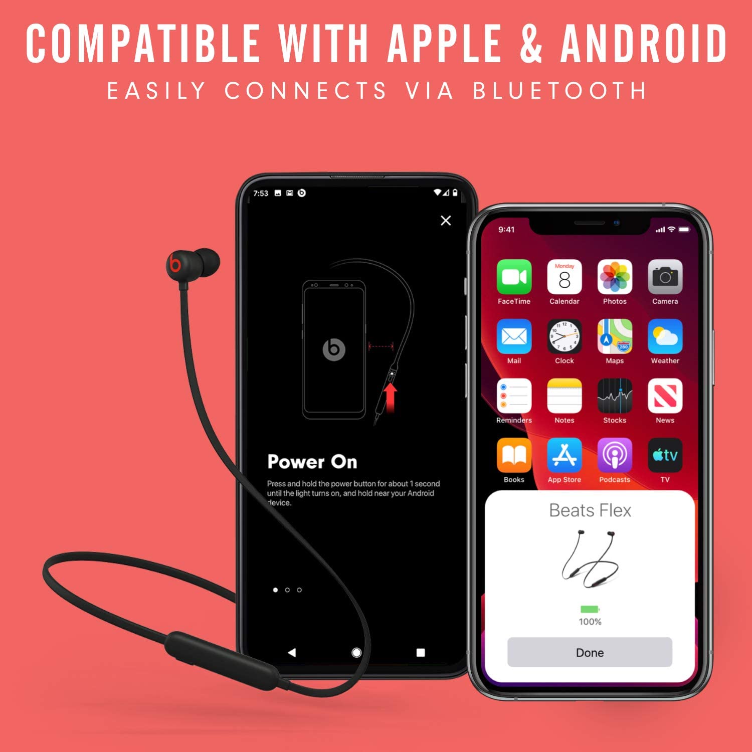 Beats Flex Wireless Earbuds - 12hr Battery, Microphone Asst Colors -