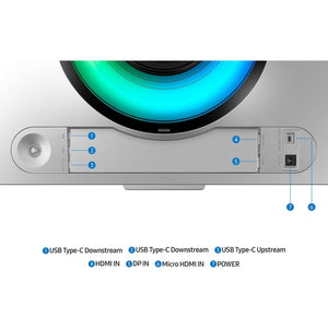 Samsung S34C654TAN 34in Curved 21:9 Fully Adj Mntr Stand Usb Hub Speaker Freesync 3yr