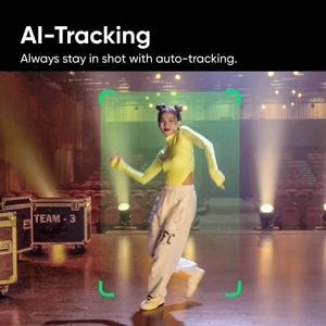 Insta360 Link - PTZ 4K Webcam with 1/2" Sensor, AI Tracking, Gesture Control, HDR, Noise-Canceling Microphones, Specialized Modes, Webcam for Laptop, Video Camera for Video Calls, Live Streaming Insta360