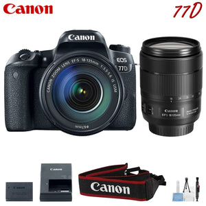 Canon EOS 77D Digital SLR Camera with 18-135mm Lens Kit International Model Canon