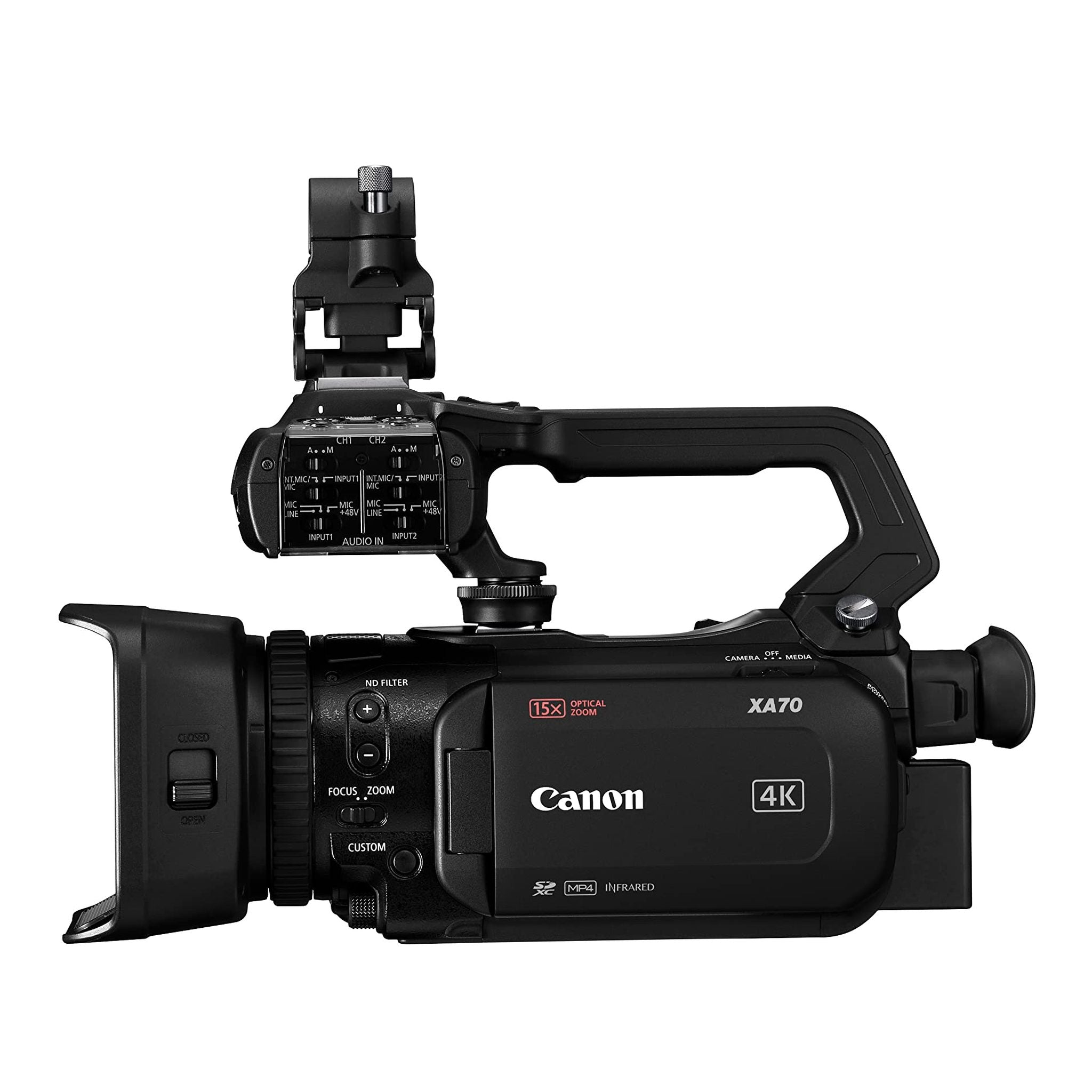 Canon XA70 4K Professional Camcorder PAL System