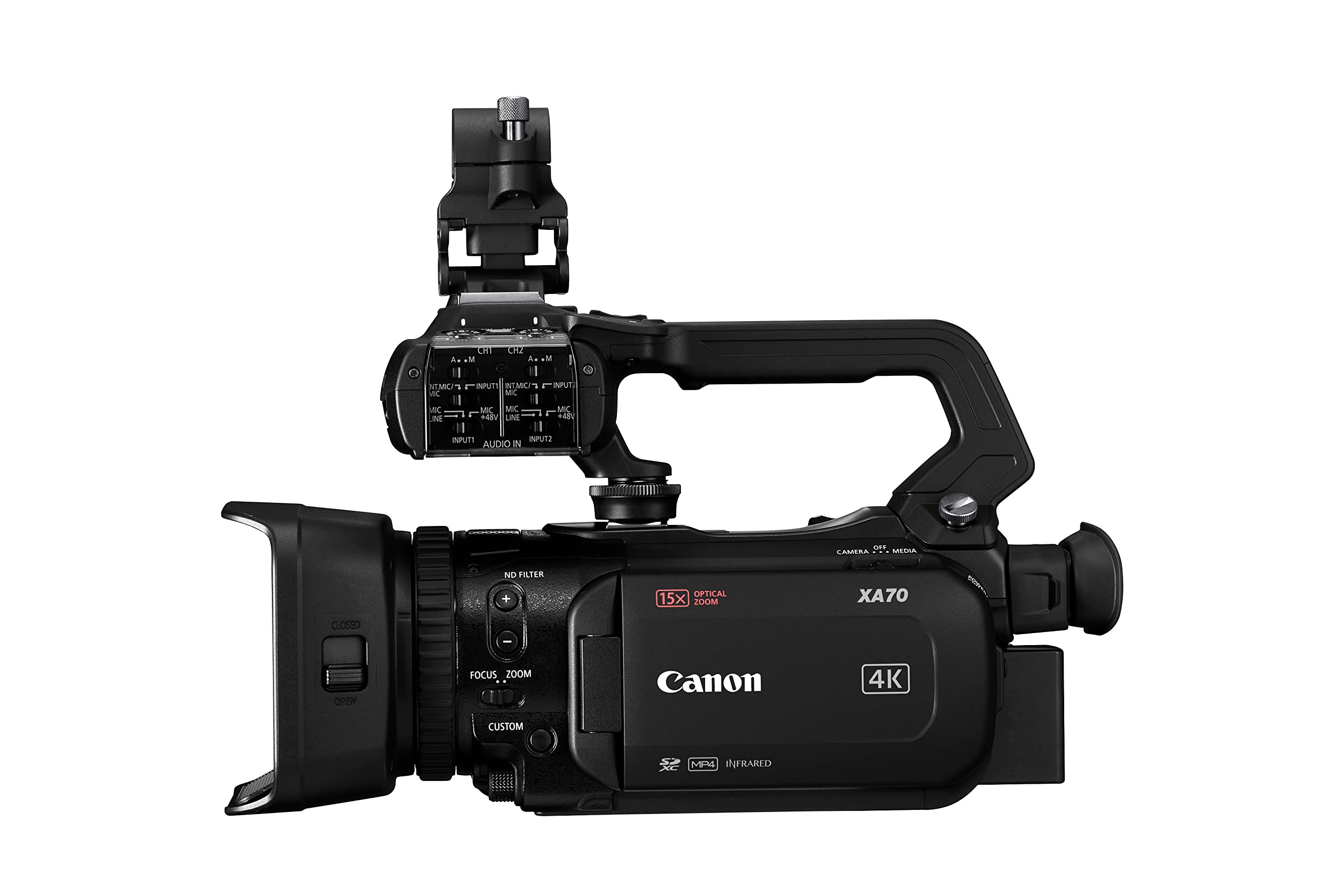 Canon XA70 4K Professional Camcorder PAL System
