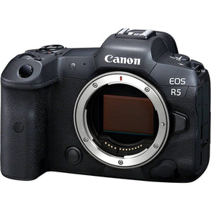 Canon EOS R5 Mirrorless Camera Body Only , Full-Frame Hybrid Camera, 8K Video, 45 Megapixel CMOS Sensor, DIGIC X Image Processor, Up to 12 FPS, RF Mount, Black