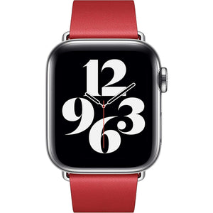 Apple Watch Band - Modern Buckle 40mm - Scarlet - Large Apple