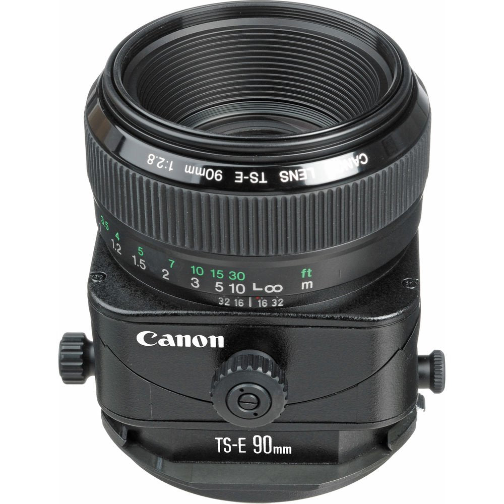 Canon TS-E 90mm f/2.8 Tilt-Shift Lens for Canon EF Mount + Accessories (International Model with 2 Year Warranty)