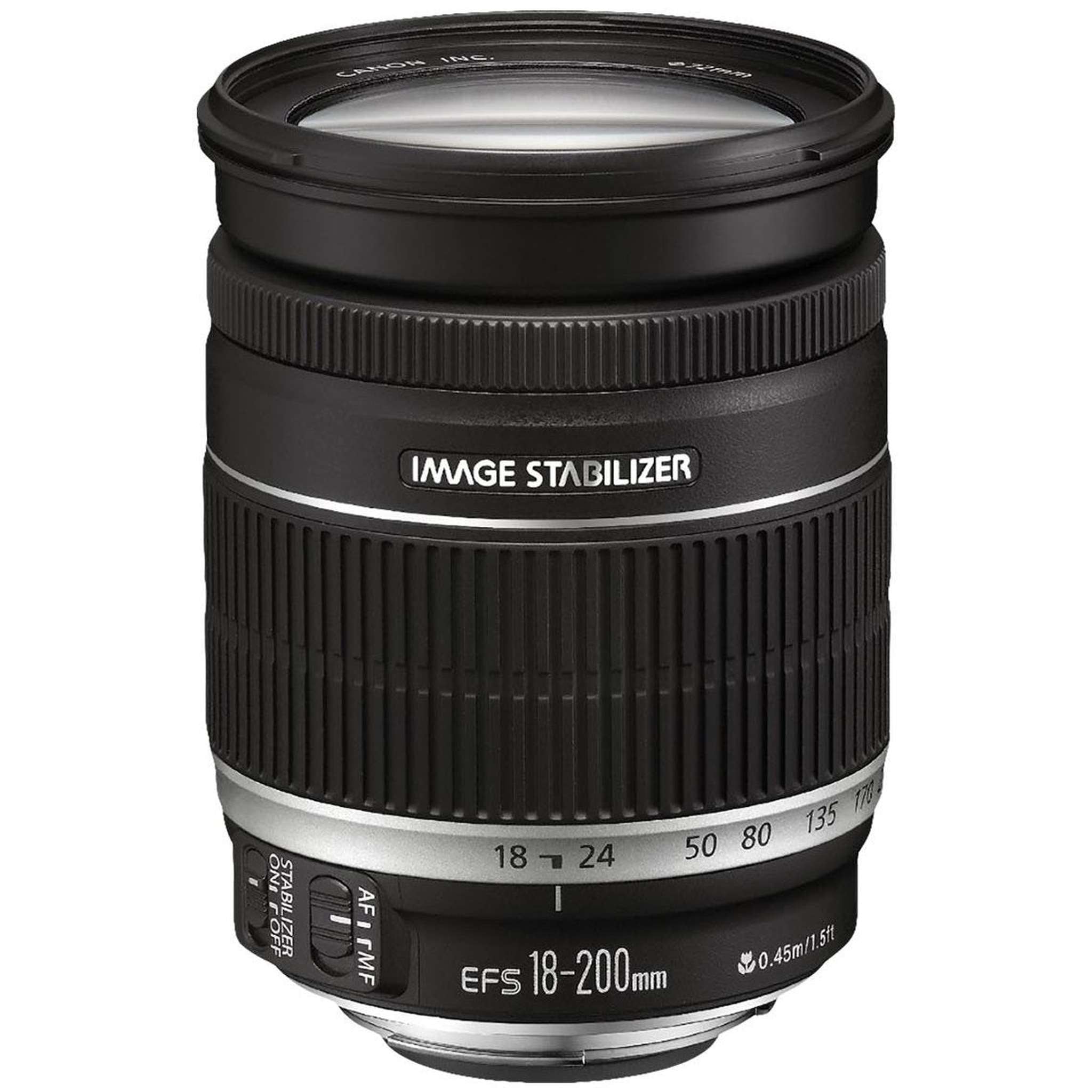 Canon EF-S 18-200mm f/3.5-5.6 IS Standard Zoom Lens for Canon DSLR Cameras Canon